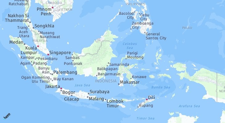 Mostrar :companies_count restaurantes no mapa