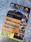 Mr Tacos Memphis menu