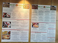 Rich's 5 Star Pizza menu