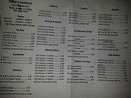 Mikes Seafood menu