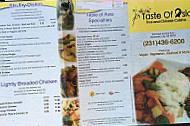 Taste Of Asia menu