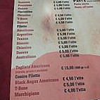 T-bone Braceria menu