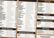 Pizzeria Lo Sfizio menu