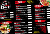 Tacos El Flaco (food Truck) menu