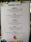 Ravintola Face Finlandia Lumiainen menu
