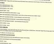 Noah's Ark Restaurant menu