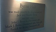 Byrne Hall menu