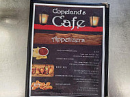 Copeland's Cafe menu