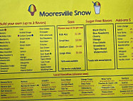 Mooresvilletropical Snow menu