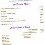 Ferme- De La Vrine Cardápio