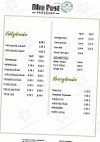 Alte Post Parsdorf menu