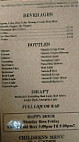 Old Stone Haus Tavern menu
