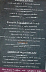 L'Auberge du Veilleur menu