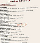 La Creperie du Major menu