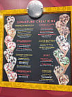 Cold Stone Creamery menu