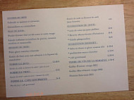 La Flambee menu