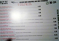 Pizzeria Caminetto Gaststätte menu