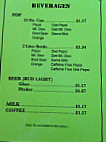 T J's Pizza menu