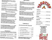 Taco Tico menu