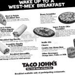 Taco John's Cardápio