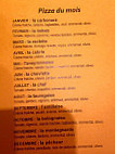 Brasserie De L'ecluse menu