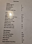 Pachi Pachi Modern Asian Cafe menu