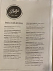 Bellys N Grill menu