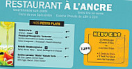 A L'ancre menu
