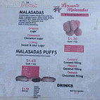 Leonard's Malasadamobile Wagon menu