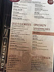 Manhattan Cafe menu