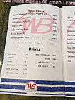 Walsh Burger menu