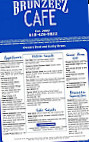 Brunzeez Cafe menu