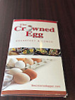 The Crowned Egg menu