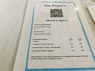 The Poyer's menu
