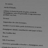 Maison Clovis Cardápio