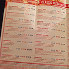 Pizza’n’burger menu