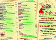 The Flavour Of India menu