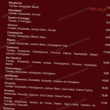 L'amarone Cardápio