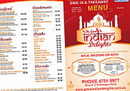 The Great Indian Delight Deeragun menu