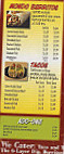 Taco Del Mar menu