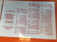 Harden Chinese menu