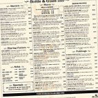 Bottle Glass Inn menu