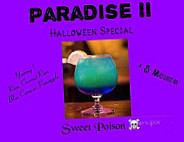 Paradise Ii menu