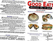 John Michael's Good Eats menu