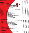 Illy'co Pizza menu