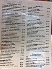 Blackwood's Drive-in menu
