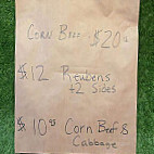 Skinnys Barbeque menu