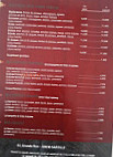 Pizzeria Sartillaise menu