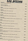 La Muse Gueule menu