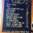 Onboard Surf Coffee menu